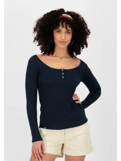 Longsleeve "Marti" in Dunkelblau