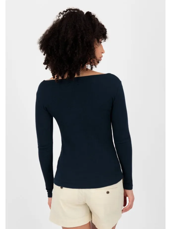 Longsleeve "Marti" in Dunkelblau