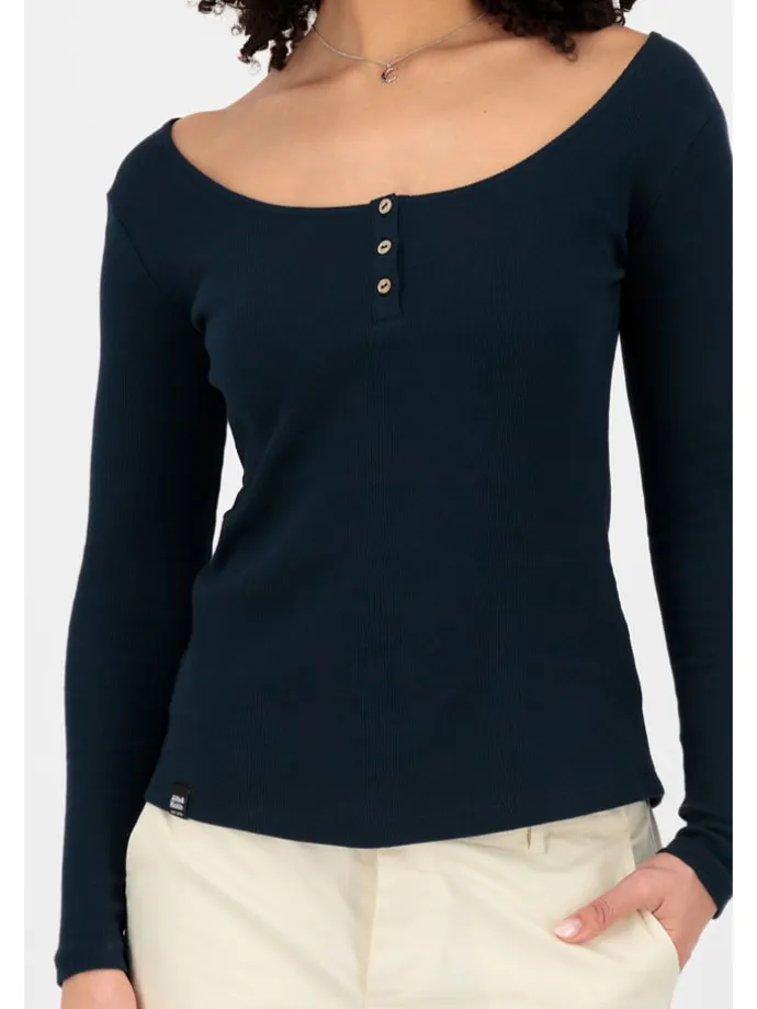 Longsleeve "Marti" in Dunkelblau
