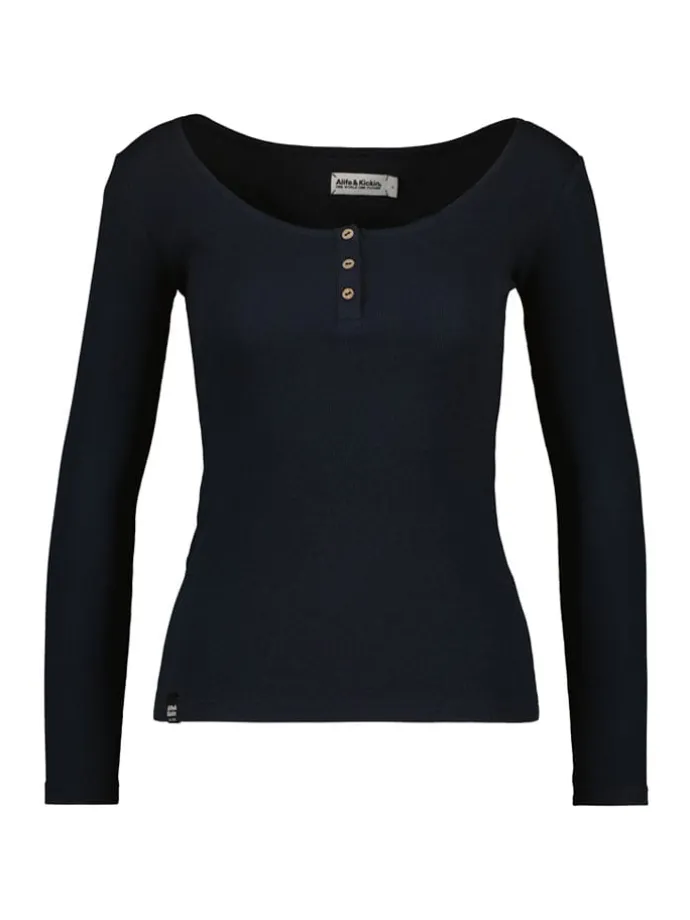 Longsleeve "Marti" in Dunkelblau