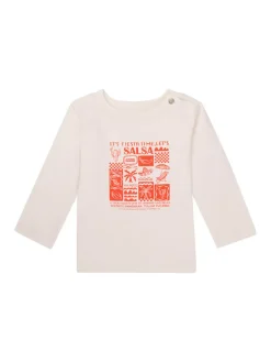 Longsleeve "Okawa" in Weiß