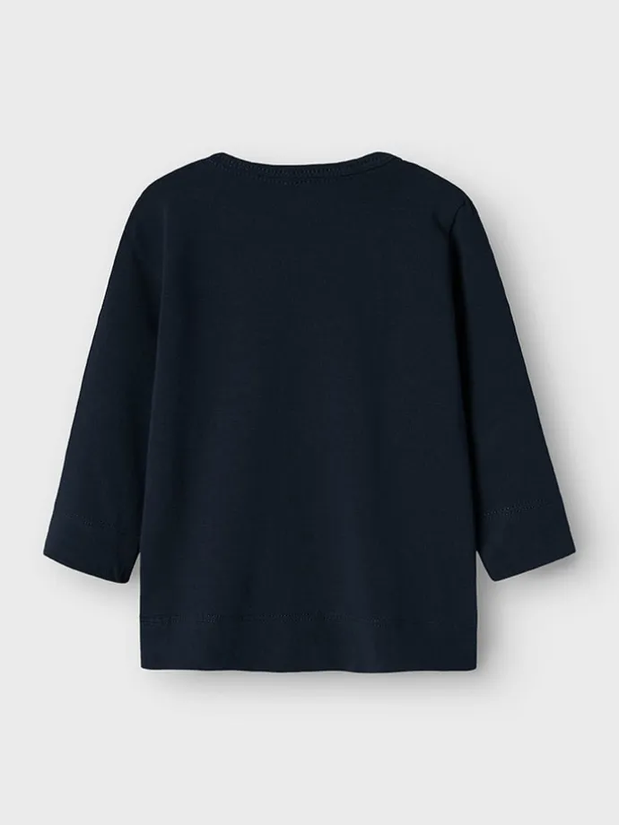Longsleeve "Oswin" in Dunkelblau