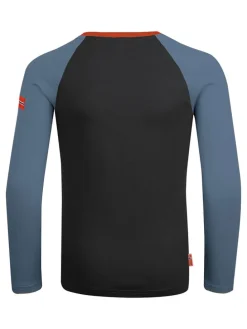 Longsleeve "Preikestolen" in Dunkelblau/ Hellblau