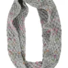 Loop-Schal in Grau/ Bunt