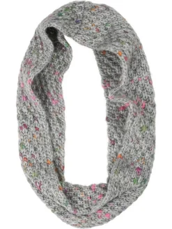 Loop-Schal in Grau/ Bunt