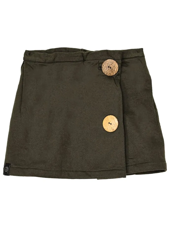 Loop-Schal in Khaki - (L)40 x (B)28 cm