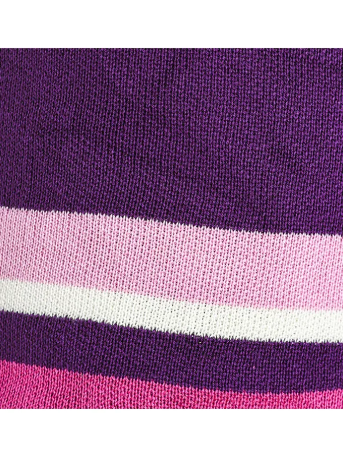 Loop-Schal in Rosa/ Lila - (B)21 cm