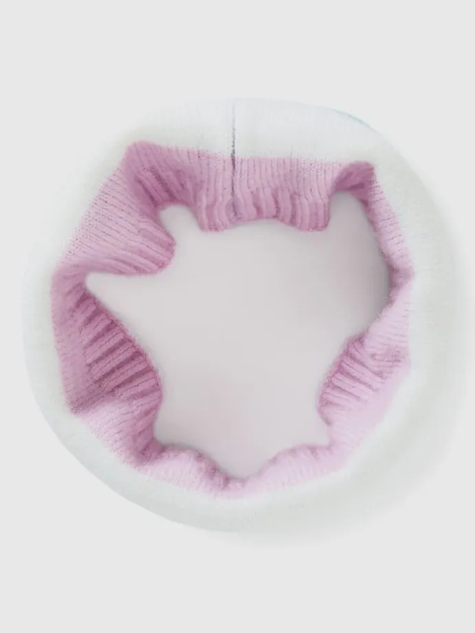 Loop-Schal in Rosa/ Türkis/ Blau
