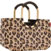 loopshopper M / Shopper 40 cm (teddy leo olive) in frame leo macchiato