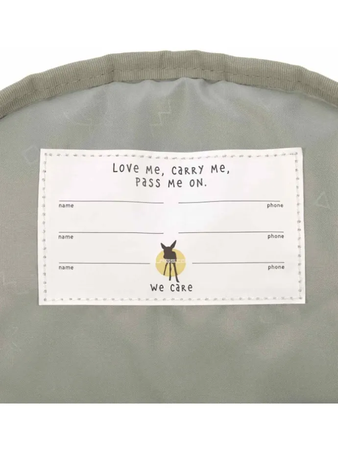 Lässig Kindergartenrucksack - Mini Backpack, Happy Prints light olive
