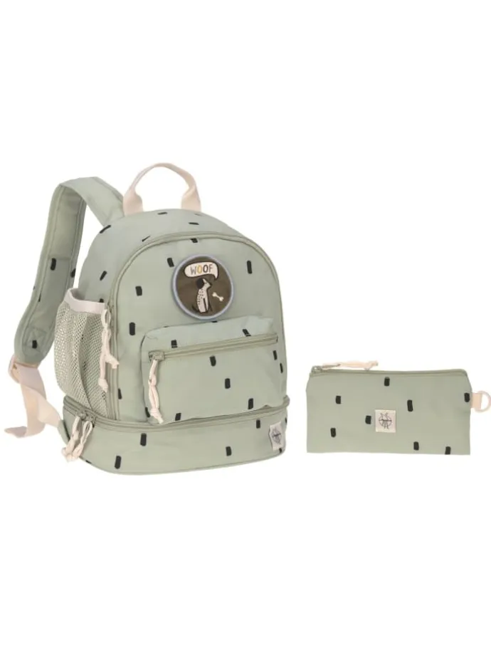 Lässig Kindergartenrucksack - Mini Backpack, Happy Prints light olive