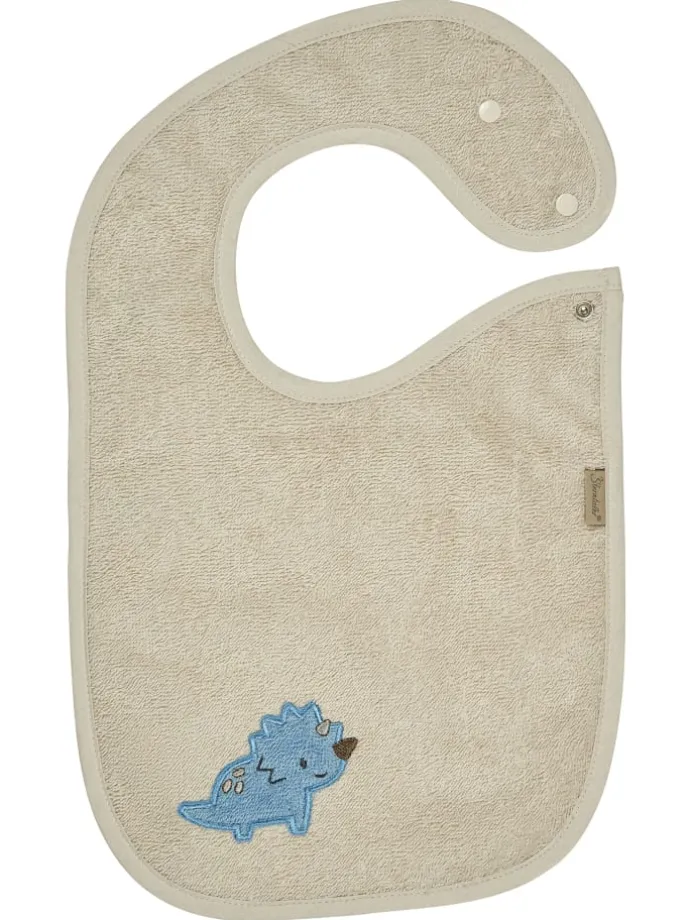 Lätzchen Einlage DINO Rexi in beige