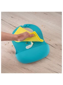 Lätzchen in Blau - (B)24 x (H)29 cm