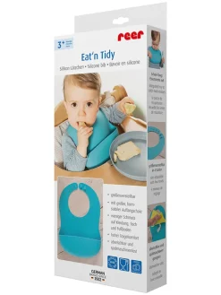 Lätzchen in Blau - (B)24 x (H)29 cm