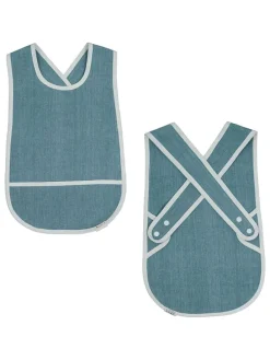 Lätzchen in Blau - (B)28 x (H)44 cm