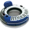 Luft-Lounge "RiverRun 1"  in Blau/ Weiß