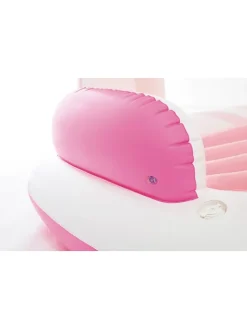 Luftmatratze in Pink/ Weiß - (B)244 x (H)97 x (T)119 cm