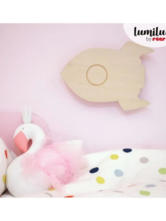 lumilu Silhouette Light rocket in Braun ab 0 Monate