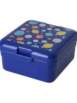 Lunchbox in Blau - (B)13,5 x (H)7,5 x (T)14 cm