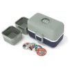 Lunchbox in Grün/ Dunkelblau - 800 ml