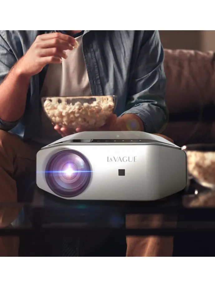 LV-HD500 LED-Projektor Full HD in silber