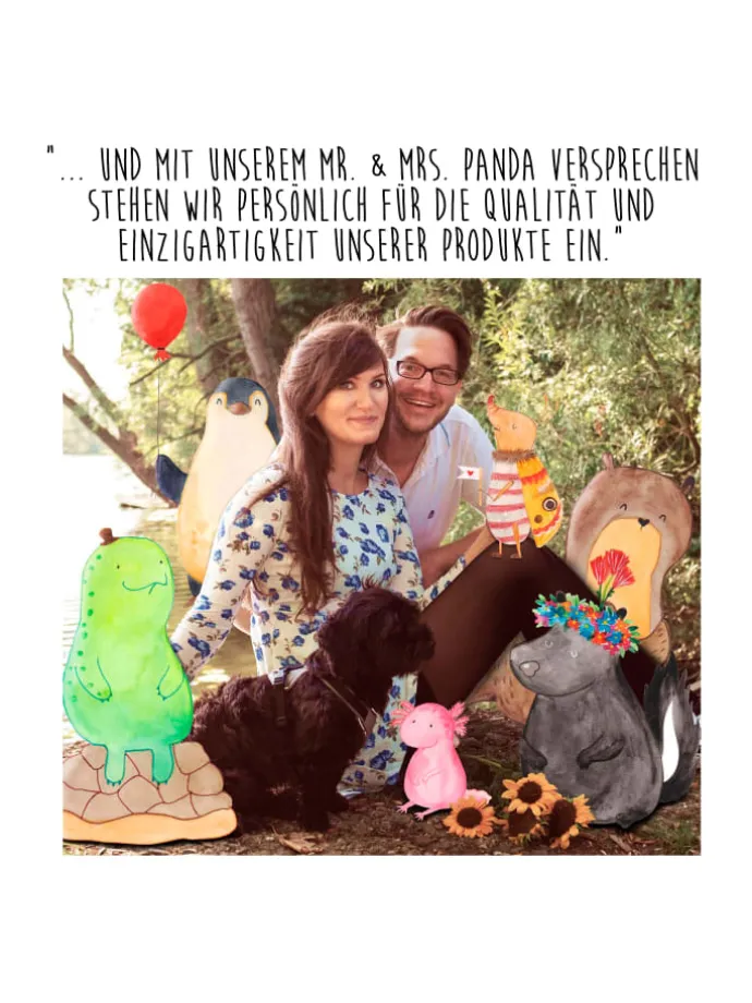 magnet Koala Luftballon mit Spruch in Weiß