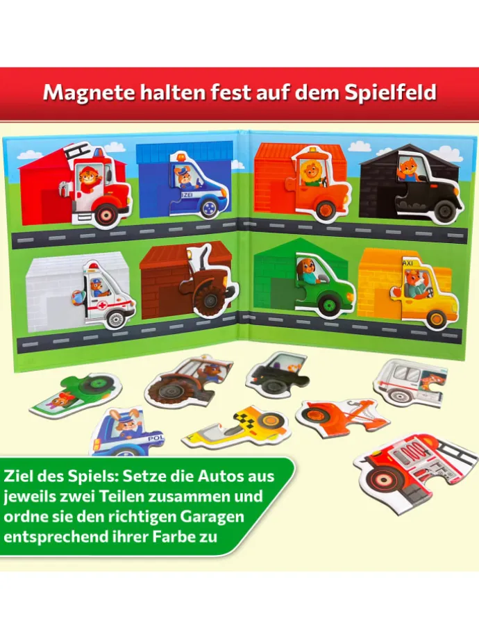 Magnetpuzzle Ordnen nach Farben 16 Teile, Magnet Puzzles ab 2 Jahren