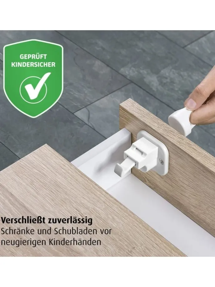 Magnetschloss, 1 Stück in Weiß ab 0 Monate
