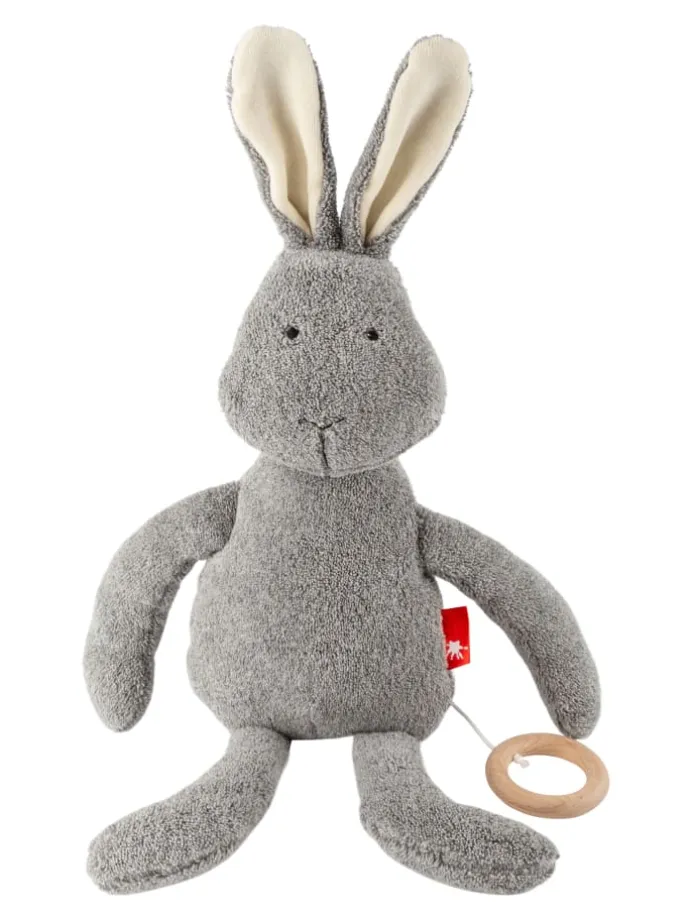Mamilodie Spieluhr Hase grau in grau