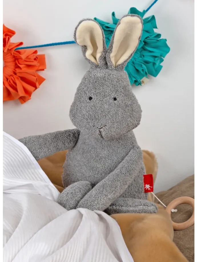 Mamilodie Spieluhr Hase grau in grau