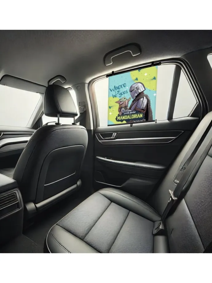 Mandalorian Rückziehbarer Auto-Sonnenschutz – Einfache Installation