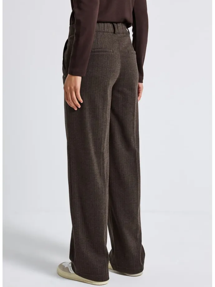 Marlenehose in Braun