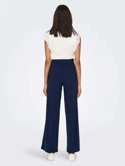 Marlenehose in Dunkelblau