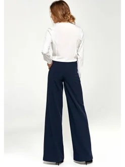 Marlenehose in Dunkelblau