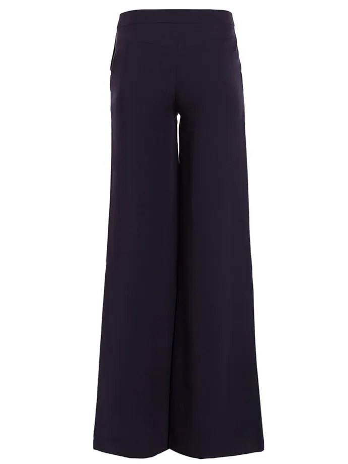 Marlenehose in Dunkelblau