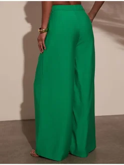 Marlenehose in Grün