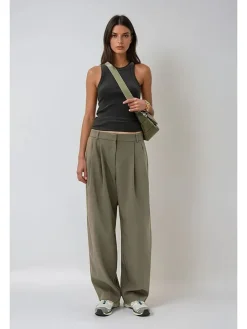 Marlenehose in Khaki