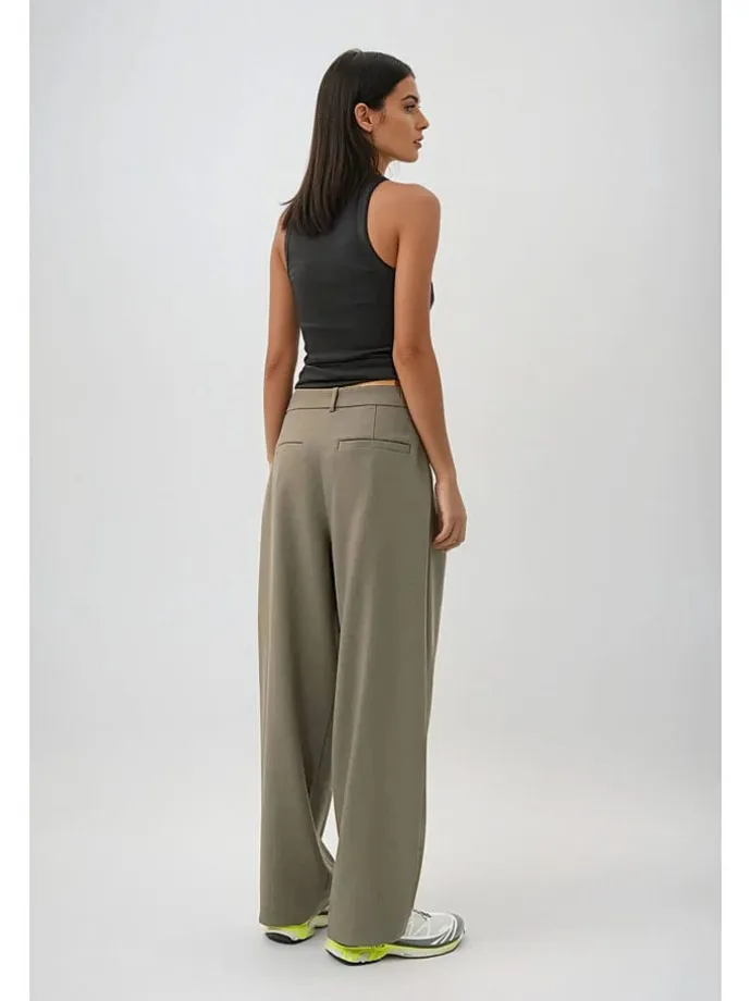 Marlenehose in Khaki