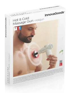 Massagegerät in Schwarz/ Weiß - (B)13,5 x (H)14,5 x (T)5,5 cm