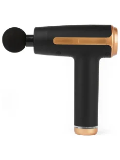 Massagepistole in Schwarz/ Gold