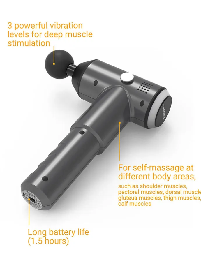 Massagepistole "MG 500 Massage Gun Pro" in Schwarz