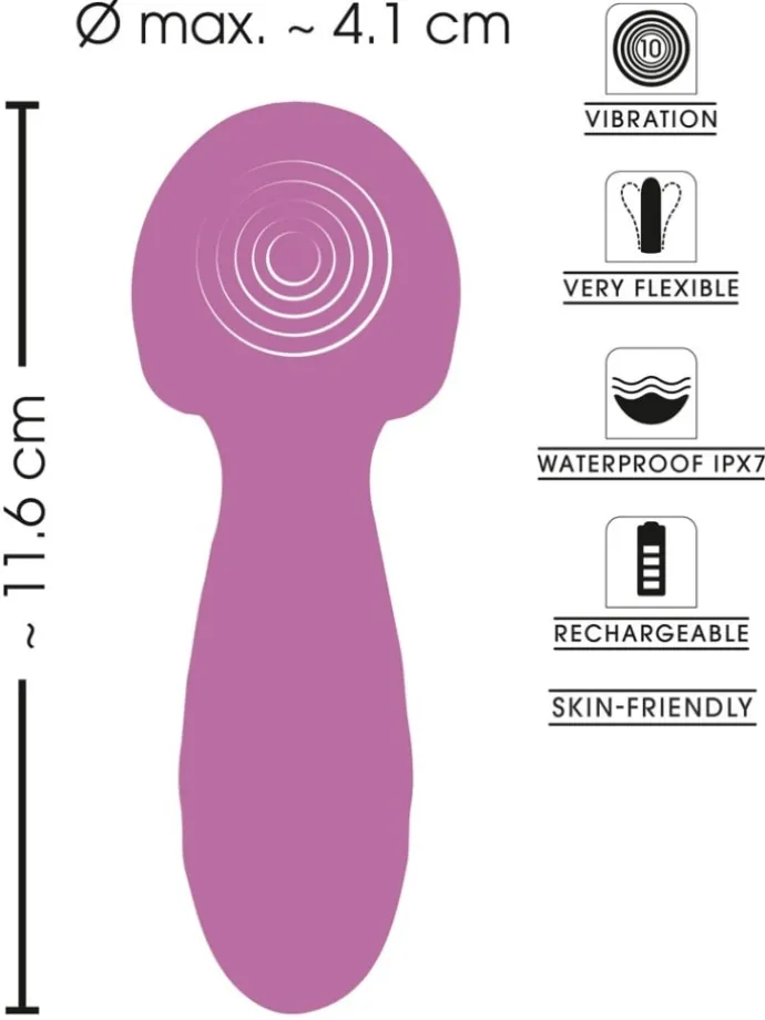 Massagestab Flexible Mini Wand in rosa