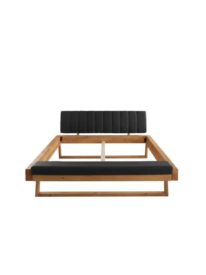 Massivholz Doppelbett Sarja 180x200 cm Fichte massiv in Fichte