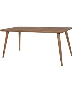 Massivholz Esstisch im Retro Landhausstil, handgefertigt, Sheesham-Holz