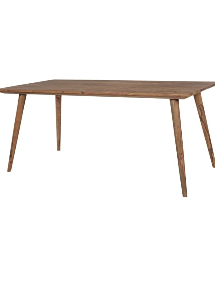 Massivholz Esstisch im Retro Landhausstil, handgefertigt, Sheesham-Holz