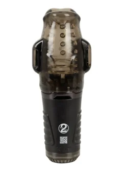 Masturbator Sucking Masturbator with Dual Vibration in schwarz