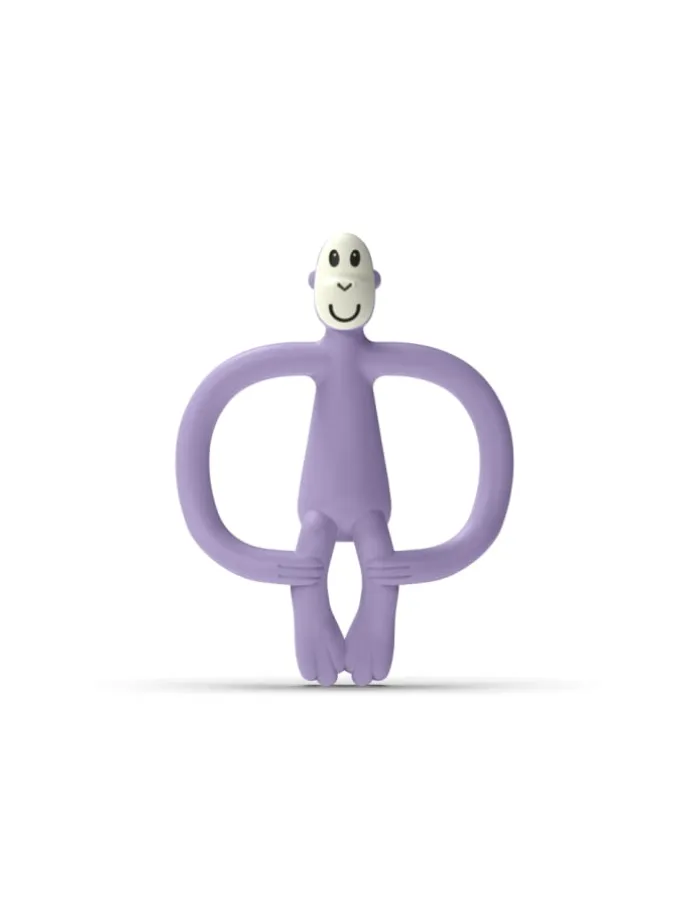 Matchstick Monkey Beißring / Zahnungshilfe Affe lila