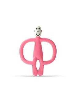 Matchstick Monkey Beißring / Zahnungshilfe Affe rosa