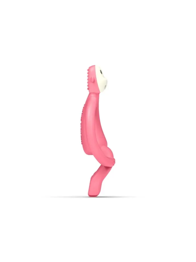 Matchstick Monkey Beißring / Zahnungshilfe Affe rosa