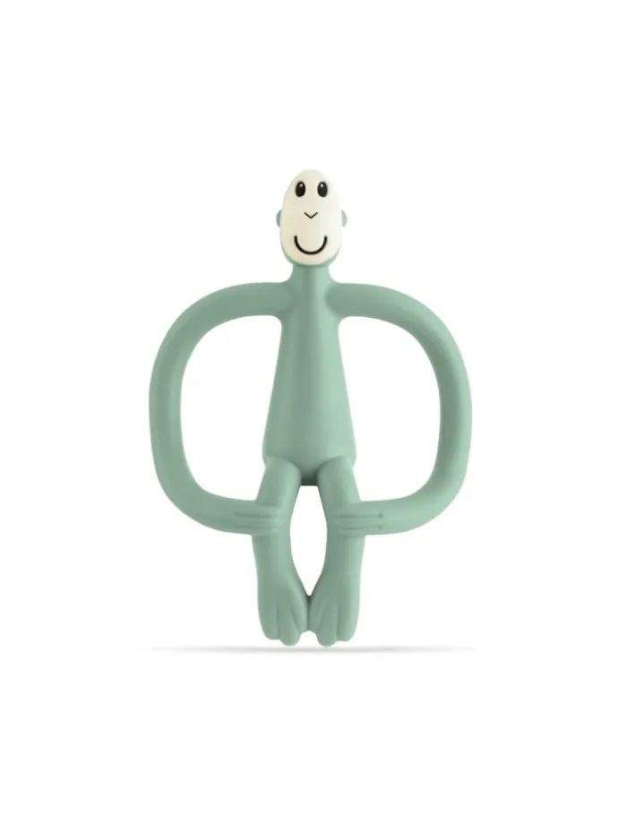 Matchstick Monkey Beißring / Zahnungshilfe Affe Original mintgrün